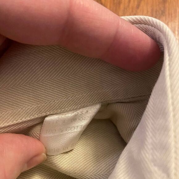 Ermenegildo Zegna Long Sleeve Button Down Dress Shirt Large - Picture 4 of 4